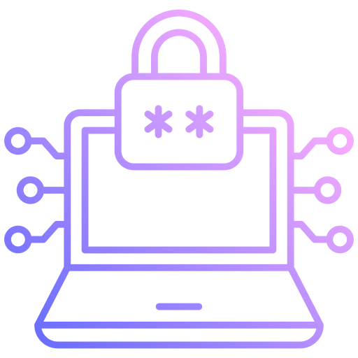 seguridad cibernética icono gratis