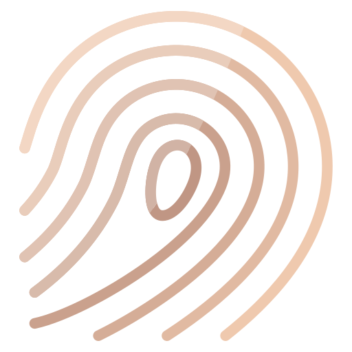 huella dactilar icono gratis