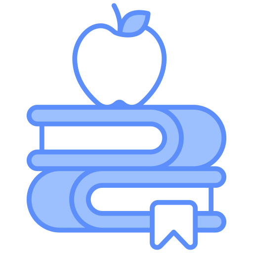 educación saludable icono gratis