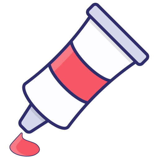 tubo de pintura icono gratis
