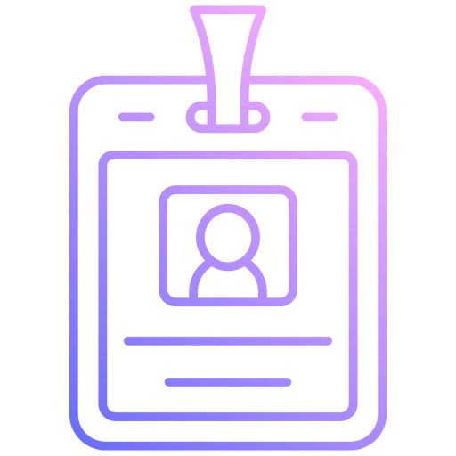 cartão de identificação grátis ícone cartão de identificação grátis ícone