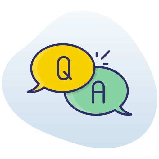 Question and answer free icon Question and answer free icon