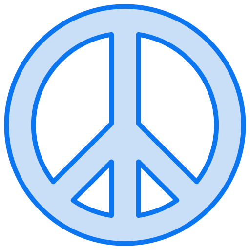 símbolo de la paz icono gratis