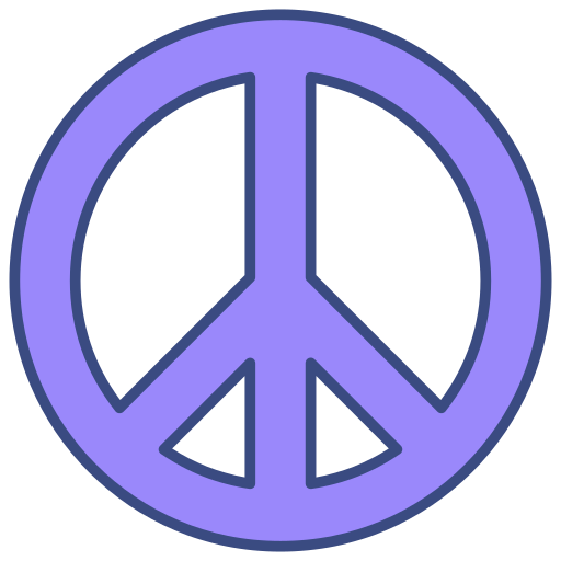 símbolo de la paz icono gratis