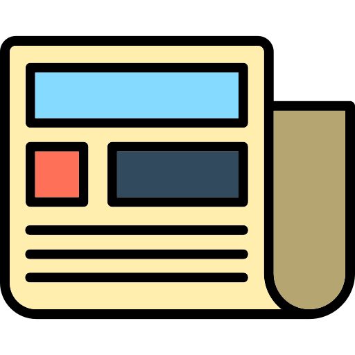 journal Icône gratuit journal Icône gratuit