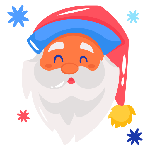 papá noel icono gratis