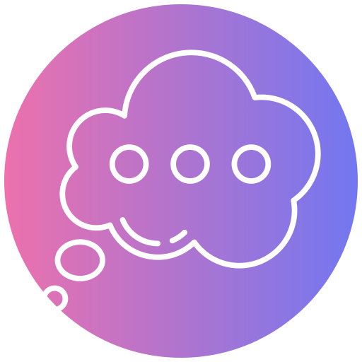 Thought bubble free icon