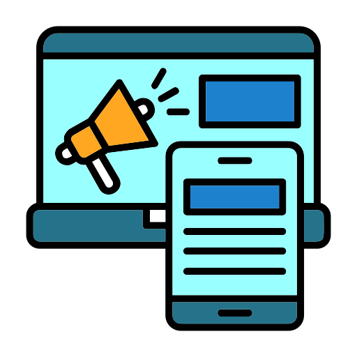 Digital marketing free icon
