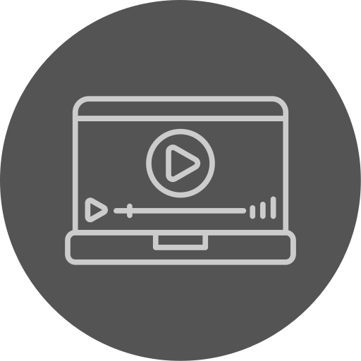 reproductor de video icono gratis