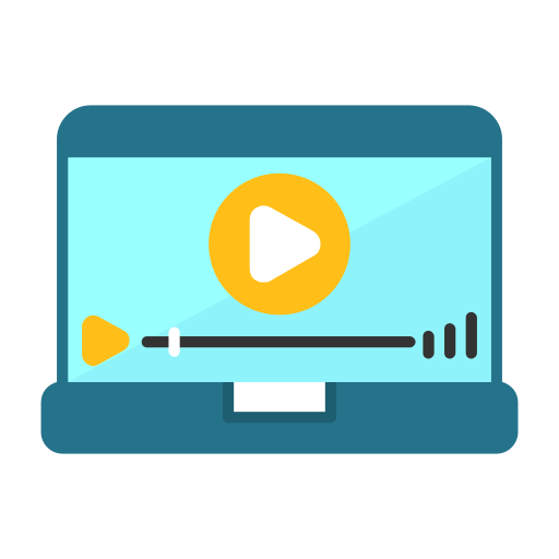 reproductor de video icono gratis