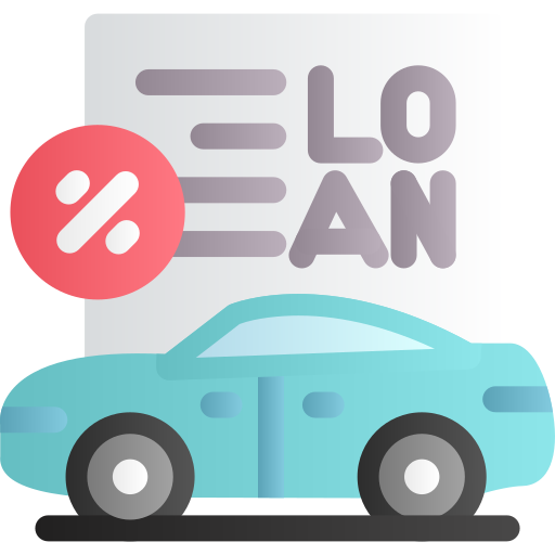 préstamo de automóvil icono gratis