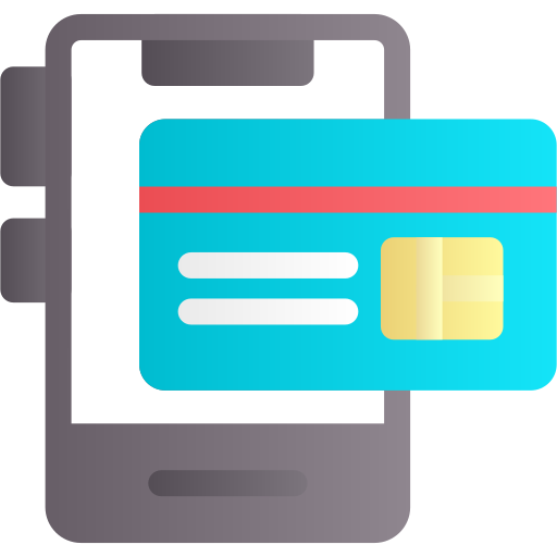 pago en línea icono gratis