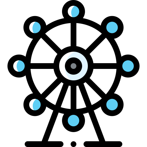 Rueda de la fortuna icono gratis