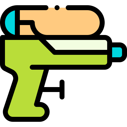 Pistola de agua icono gratis