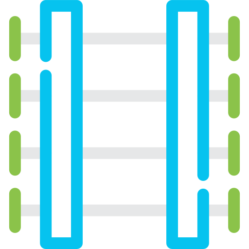 Train tracks free icon Train tracks free icon