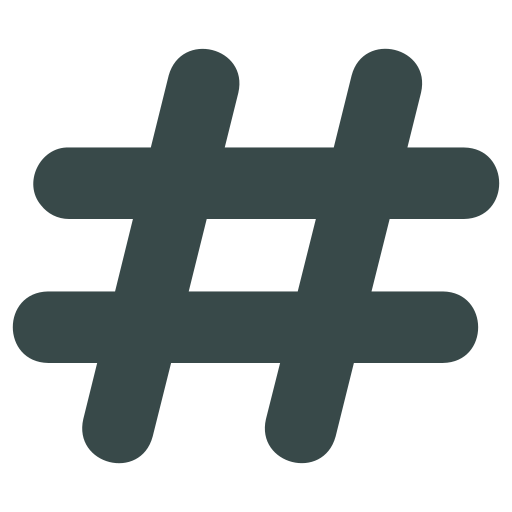 hashtag icono gratis