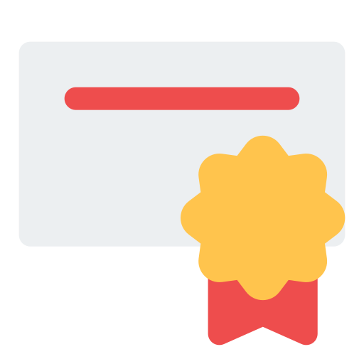 certificado icono gratis