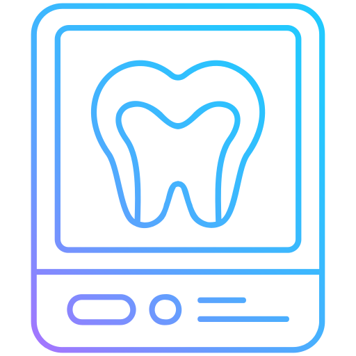 radiografía dental icono gratis