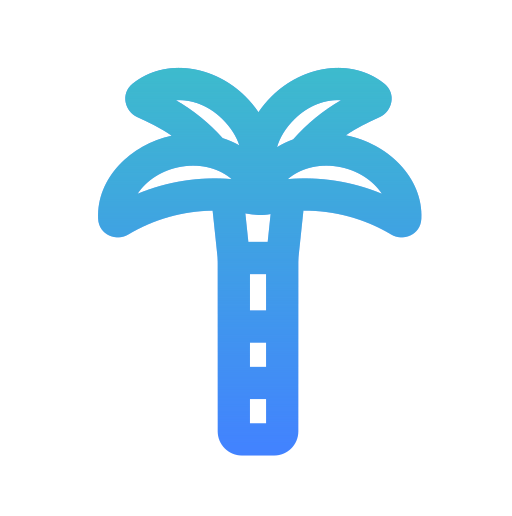 palmera de azúcar icono gratis