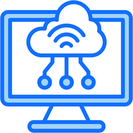computación en la nube icono gratis
