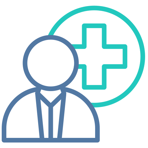 personal médico icono gratis