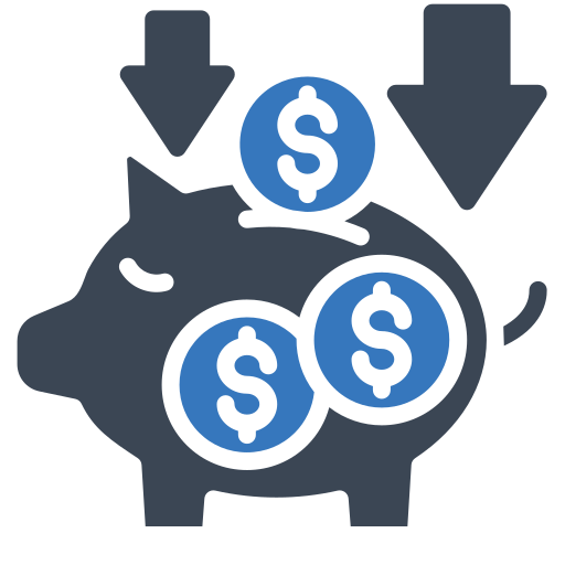 Экономия денег бесплатно иконка Экономия денег бесплатно иконка