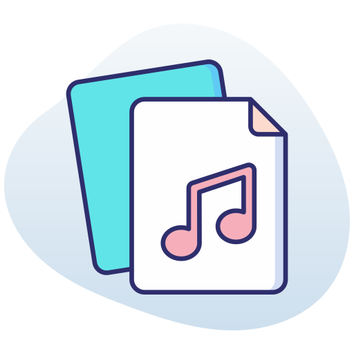 archivo de audio icono gratis