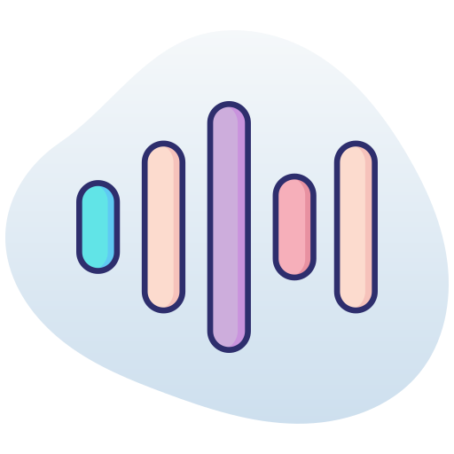 onda de audio icono gratis