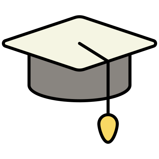 gorro de graduación icono gratis