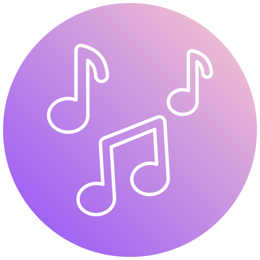 notas musicales icono gratis