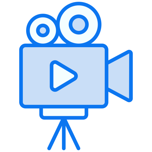 cámaras de vídeo icono gratis