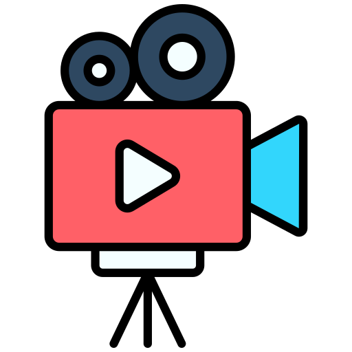 cámaras de vídeo icono gratis