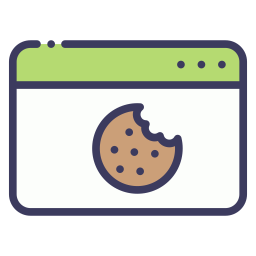 cookies del sitio web icono gratis