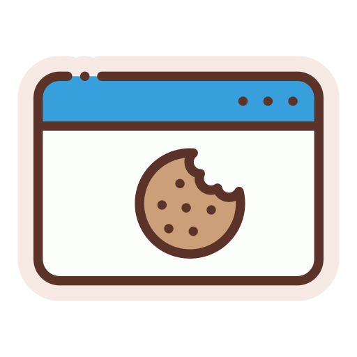 Website cookie free icon Website cookie free icon
