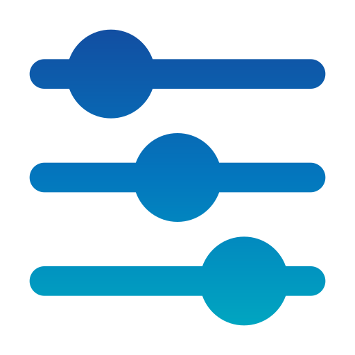 ajustes-controles deslizantes icono gratis