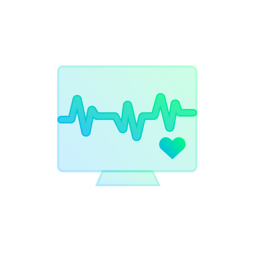 Heart rate monitor free icon