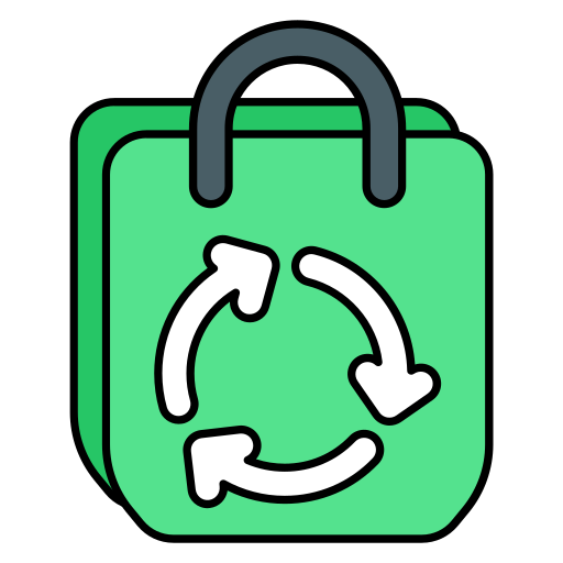 bolsa de reciclaje icono gratis