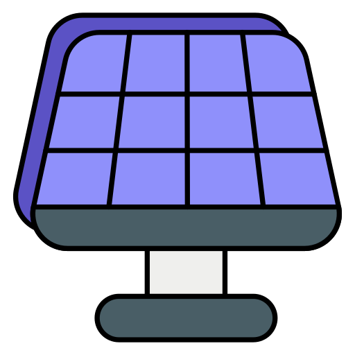 panel solar icono gratis