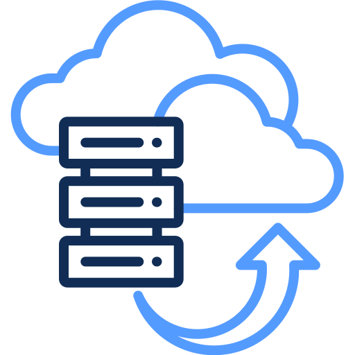 Cloud server free icon