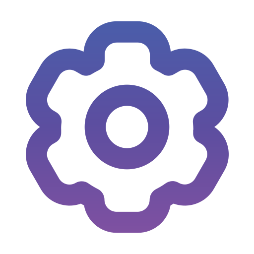 icono de engranaje de configuración icono gratis