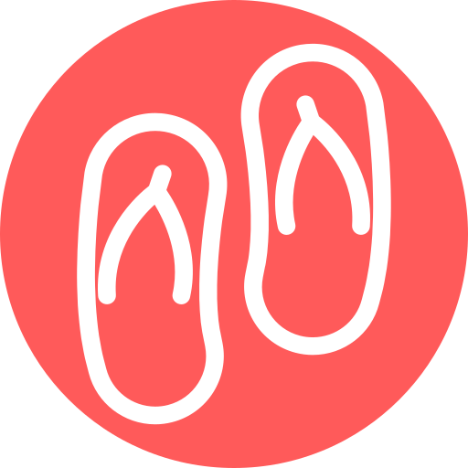 chanclas icono gratis