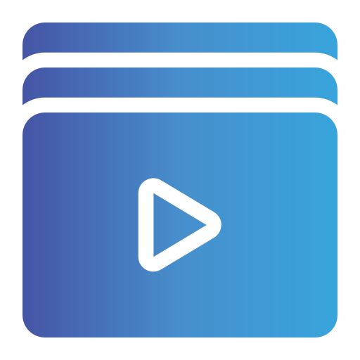 lista de videos icono gratis