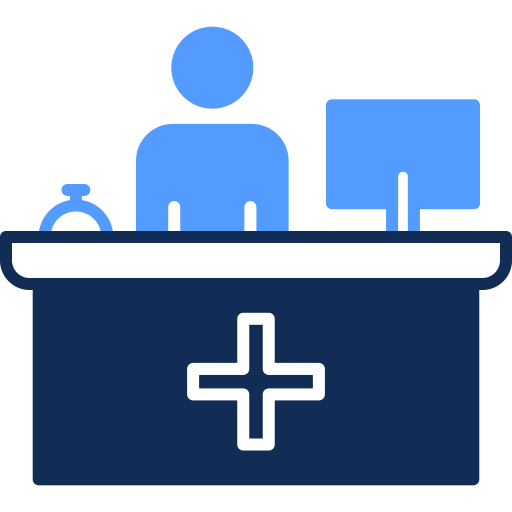 recepcionista icono gratis