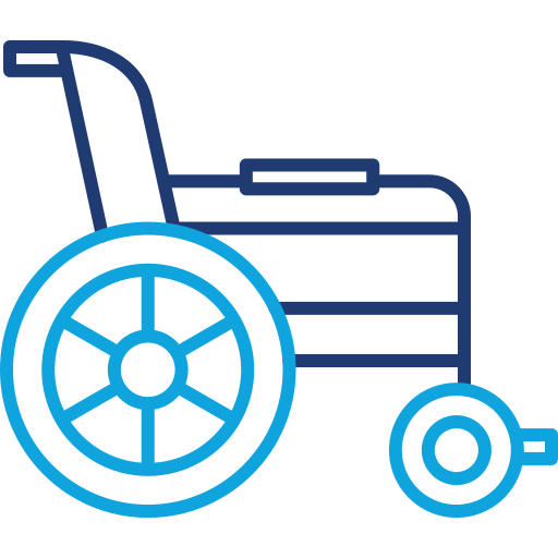 Инвалидная коляска бесплатно иконка