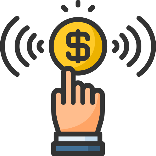 appuyez pour payer Icône gratuit appuyez pour payer Icône gratuit