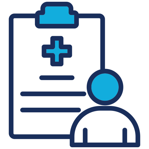 informe médico icono gratis