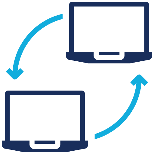 portabilidad de datos icono gratis