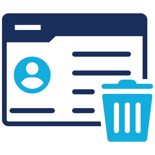 información personal icono gratis