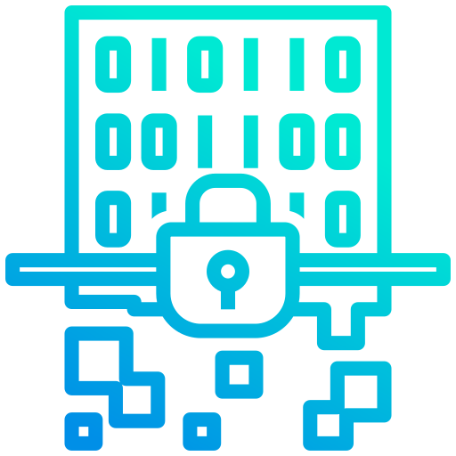 datos encriptados icono gratis