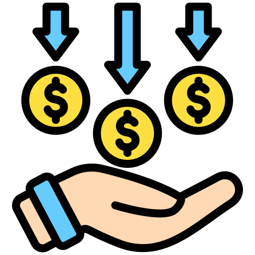 dividendo icono gratis